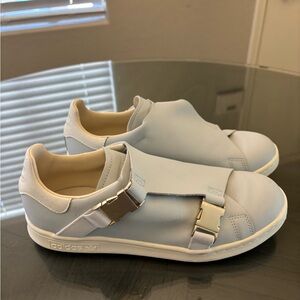 Adidas Women's Stan Smith Buckle Light Blue Sneakers